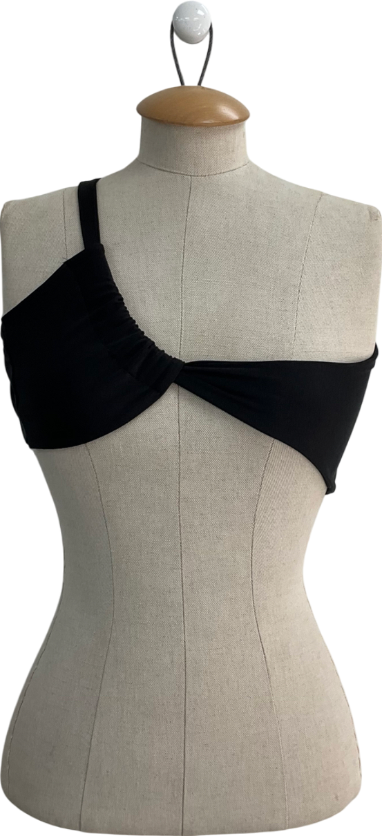 Ego Black Twist Disco Bralette UK 6