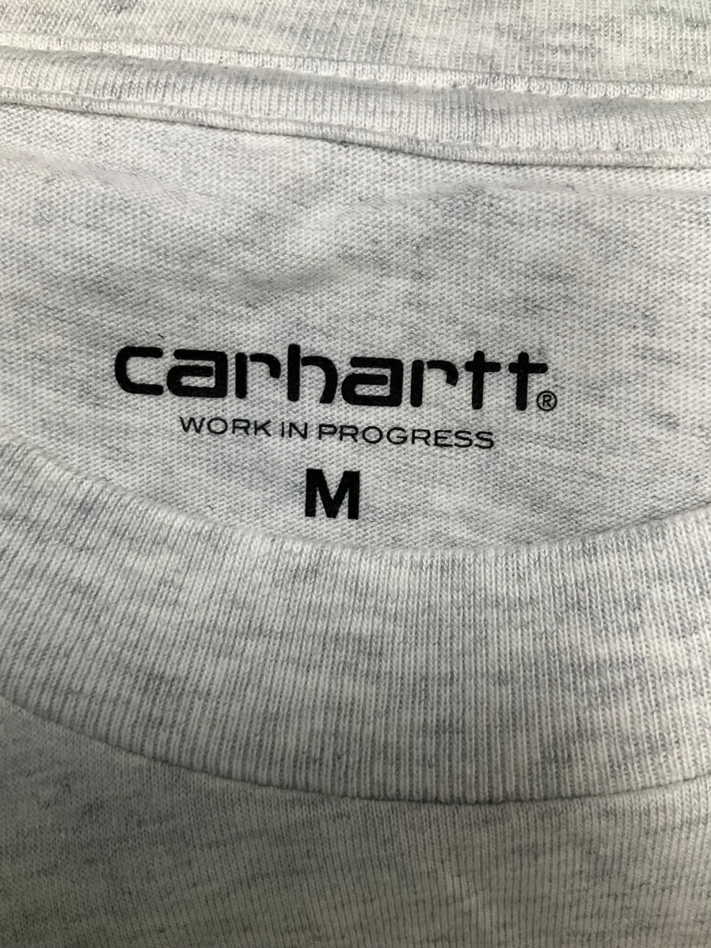 Carhartt Grey Wip Script T-shirt UK M