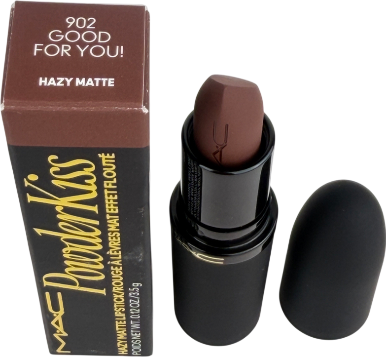 MAC Powder Kiss Hazy Matte Lipstick 902 Good For You 3.5g