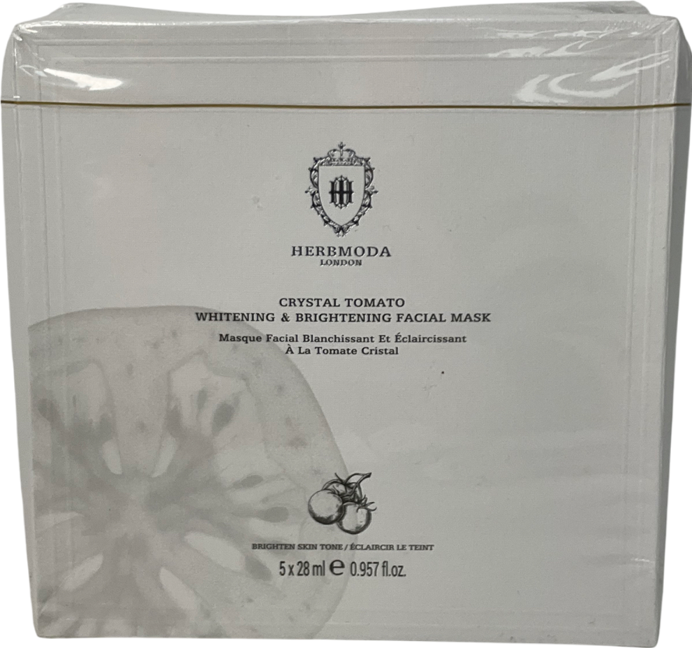 herbmoda Crystal Tomato Whitening & Brightening Facial Mask 5x28ml