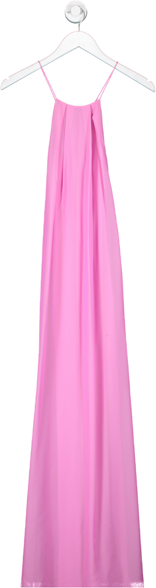 & Other Stories Pink Open-back Strappy Halterneck Dress UK 4