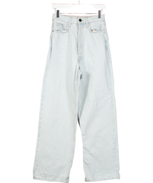 Raey Blue Wide Leg Jeans UK XXS