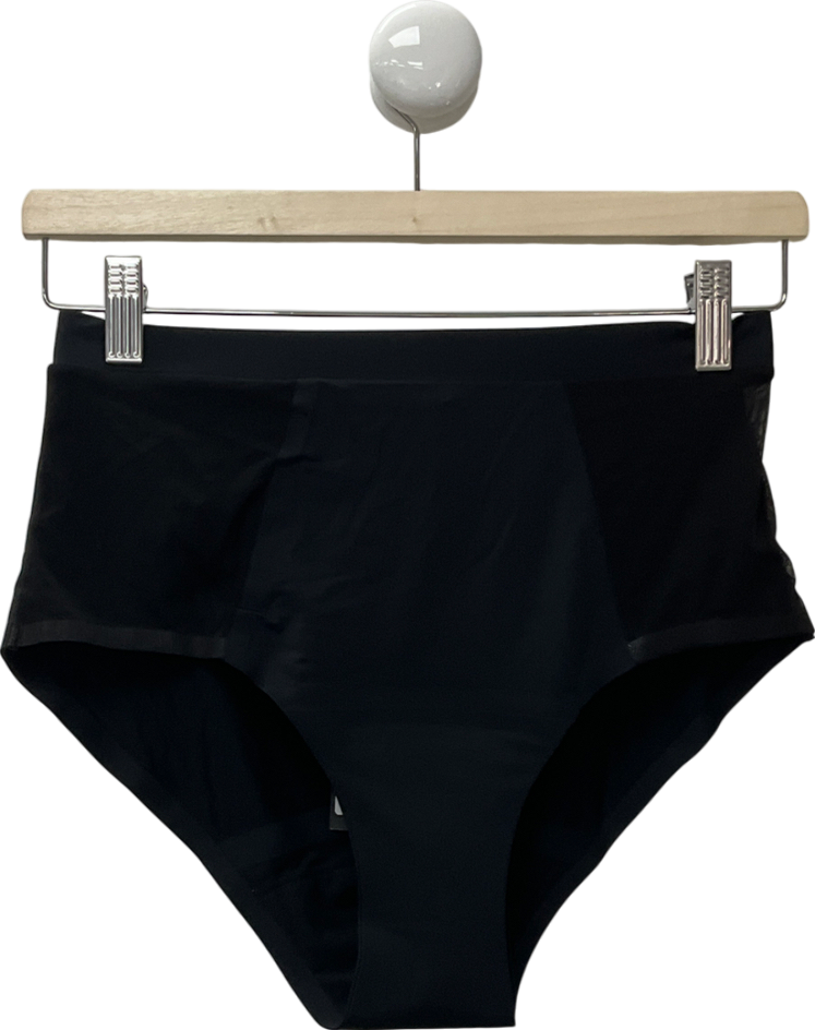understatement Black Micro Period Highwaist Briefs UK M