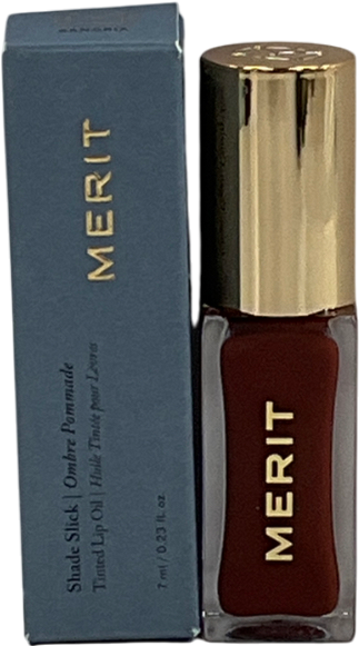merit Shade Slick Tinted Lip Oil Sangria 7ml