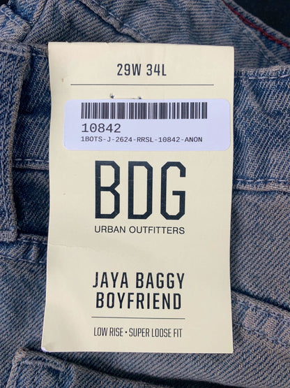 BDG Blue Jaya Baggy Boyfriend Jeans 29W 34L