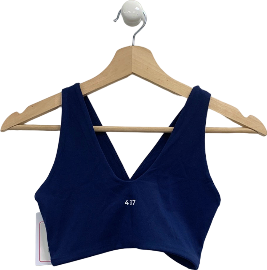Four Three Seven Navy Sports Bra Small