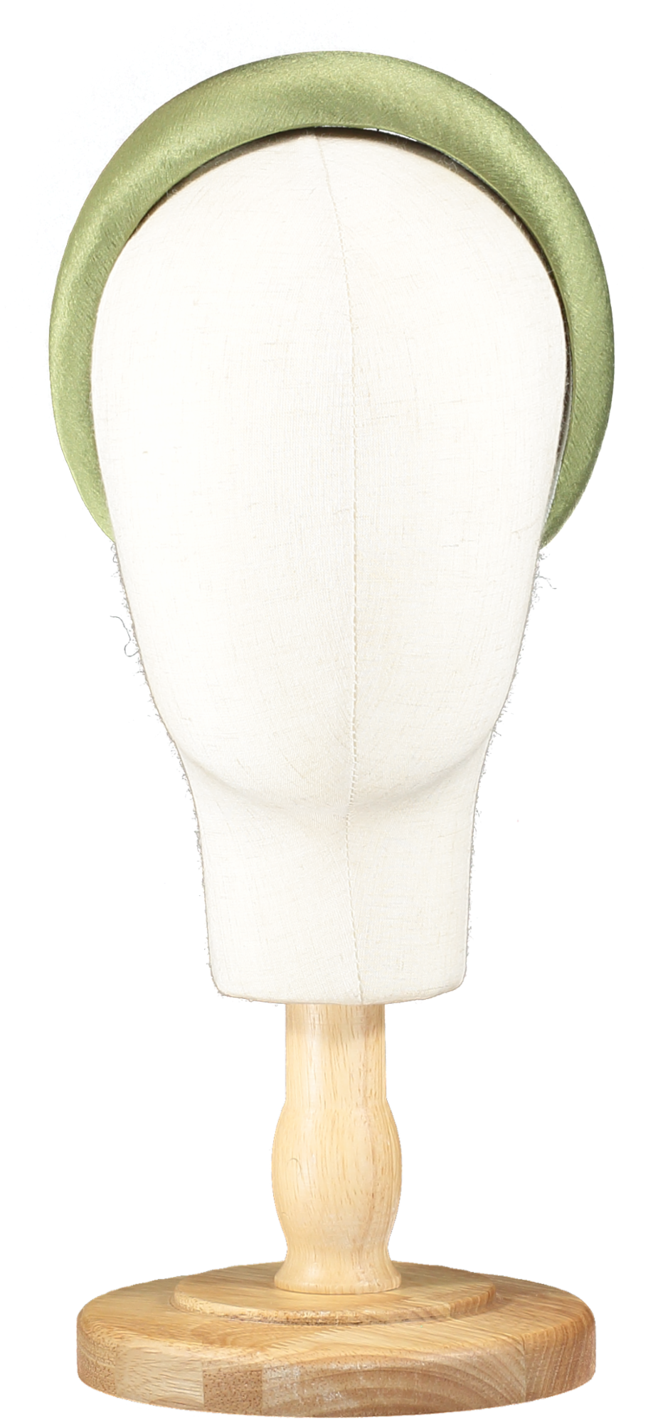 Jennifer Behr Green Thada Headband - In Satin One Size