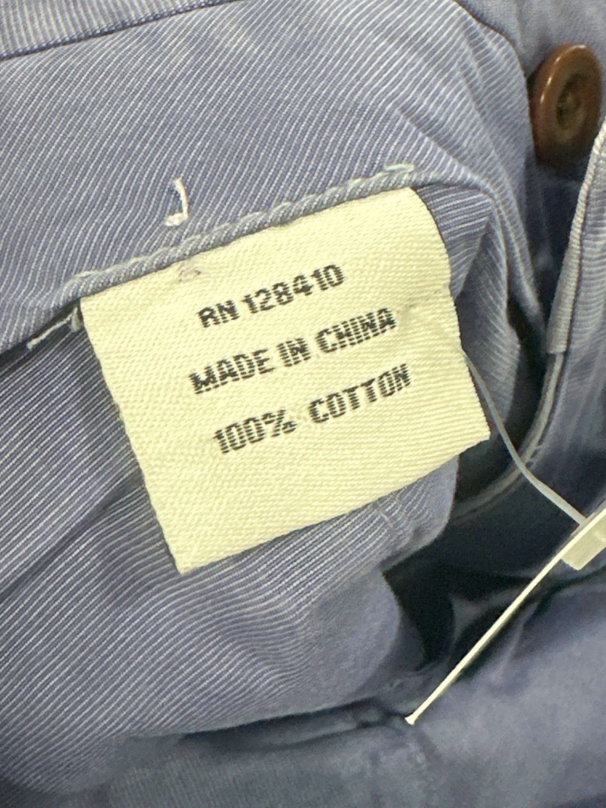 Sid Mashburn Blue Cotton Shorts UK W32