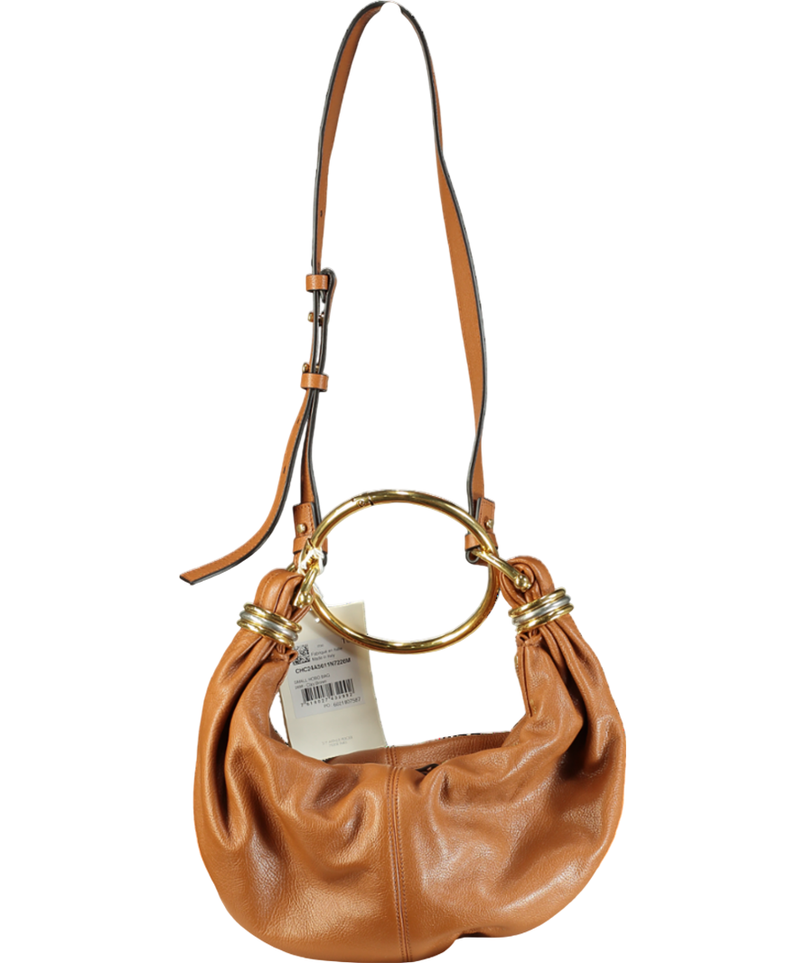 Chloé Brown Small Bracelet Hobo Bag