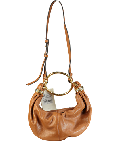 Chloé Brown Small Bracelet Hobo Bag