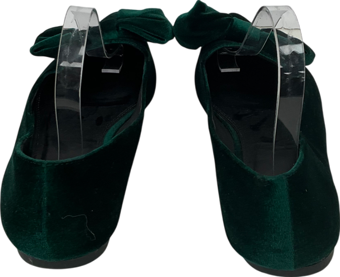 ASOS Green Sapphire Bow Detail Pumps UK 9 EU 42 👠