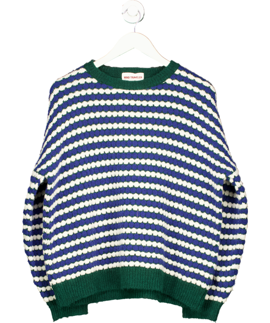 Mind Traveller Multicoloured Striped Knitted Sweater UK M