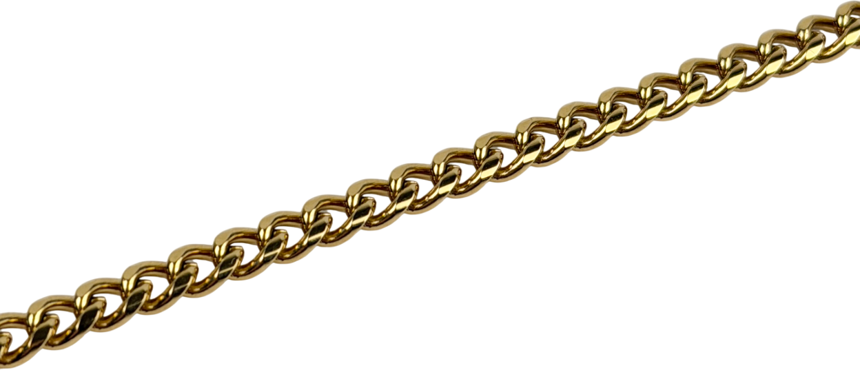 CRAFTD LONDON 18k gold plated Cuban 4mm Plated Bracelet