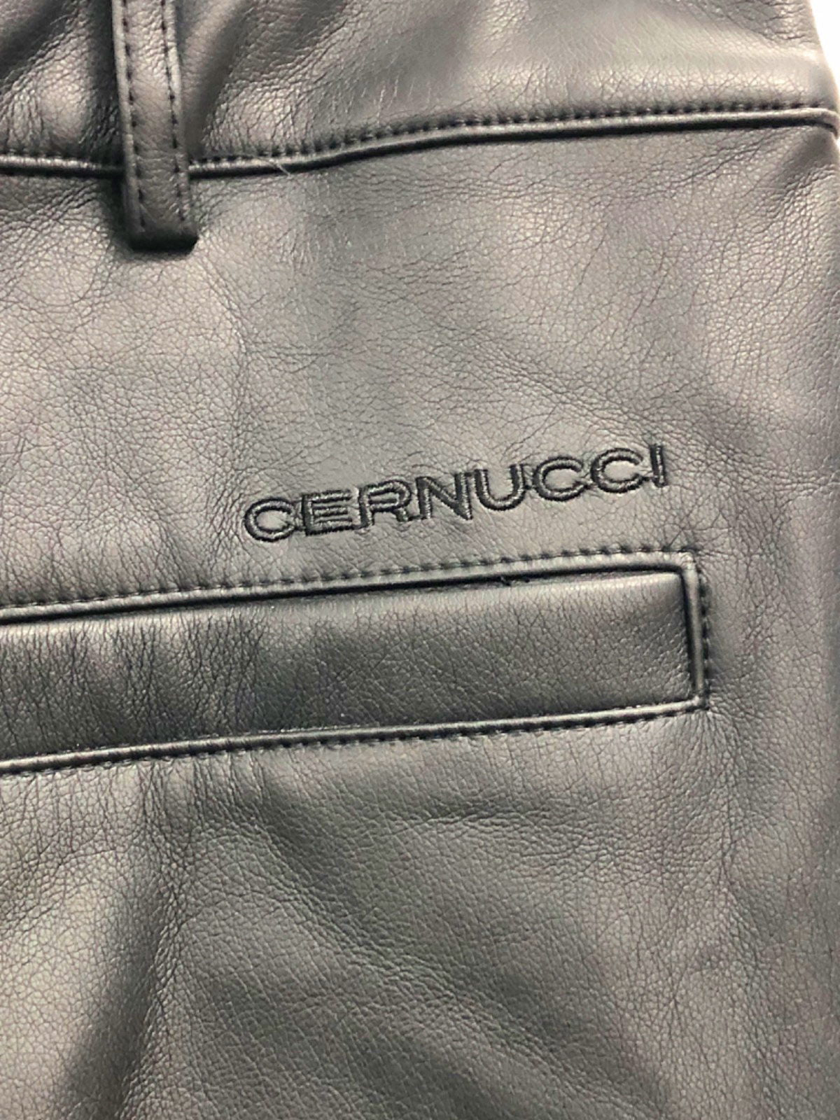 Cernucci Black Cargo Trousers UK 10