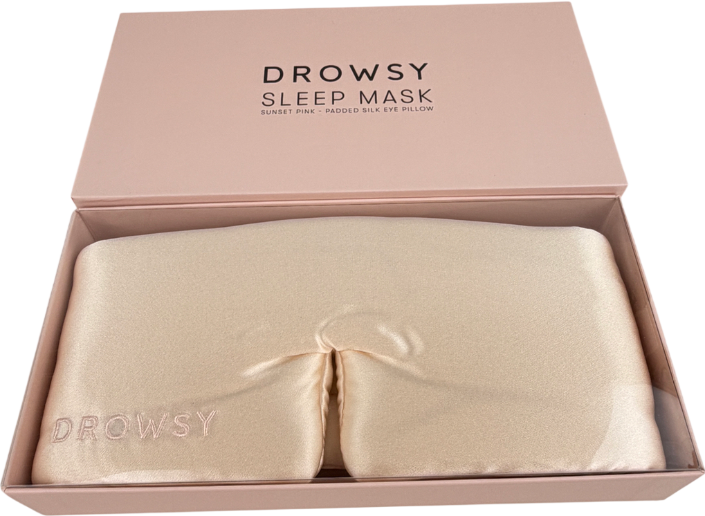 Drowsy Sleep Co Silk Sleep Mask Cream One size