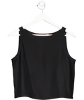 Tory Burch Black Silk Sleeveless Top UK XS/S