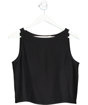 Tory Burch Black Silk Sleeveless Top UK XS/S
