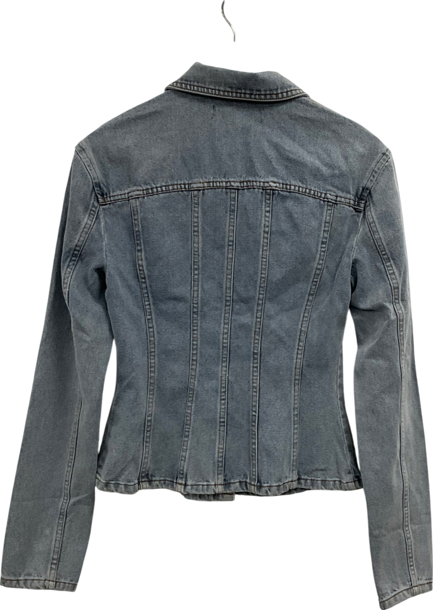 Lioness Blue Rider Light Denim Jacket UK XS