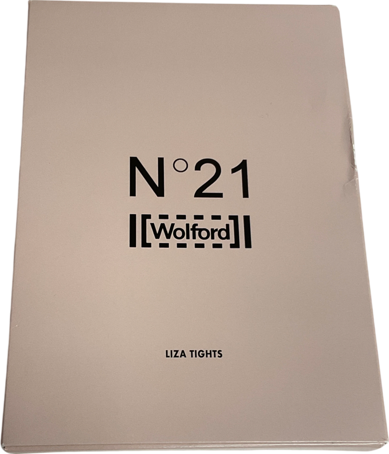 Wolford Black Liza Tights UK S