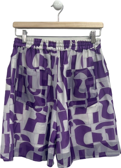 Baum Und Pferdgarten Purple Printed Shorts UK M