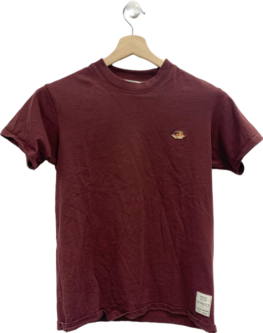 Fiorucci Burgundy Milano T-Shirt UK S