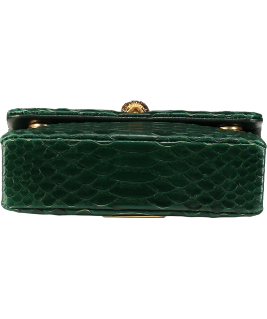 Kurt Geiger Green Mini Leather Kensington Bag