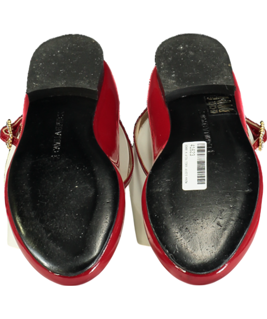Camilia Elphick Red Lover Patent Flats UK 5 EU 38 👠