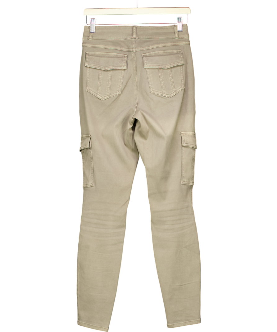 Spanx Khaki  High Waist Skinny Cargo Jeans UK M
