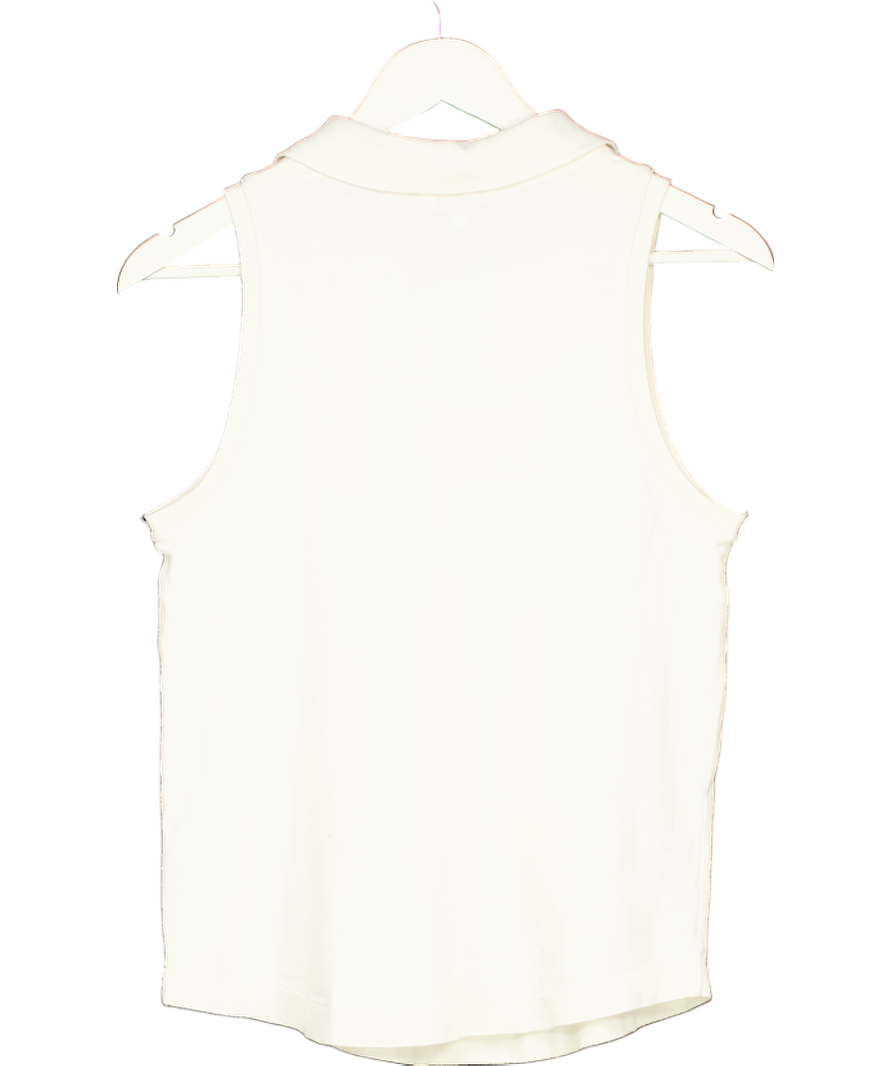 & Other Stories Cream Polo Vest UK 10