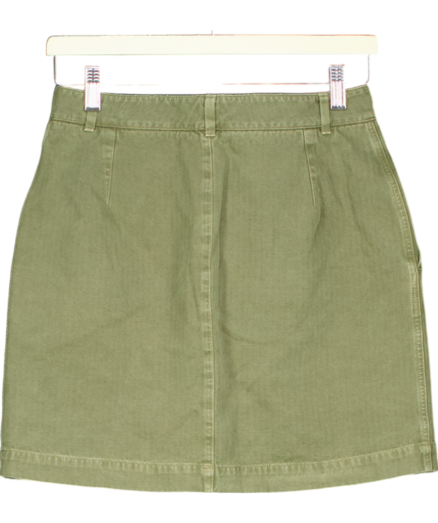 Anine Bing Green Aliza Skirt UK S