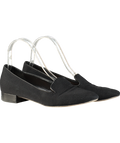 Christian Dior Black Technical Fabric Slip On Loafers UK 4 EU 37 👠