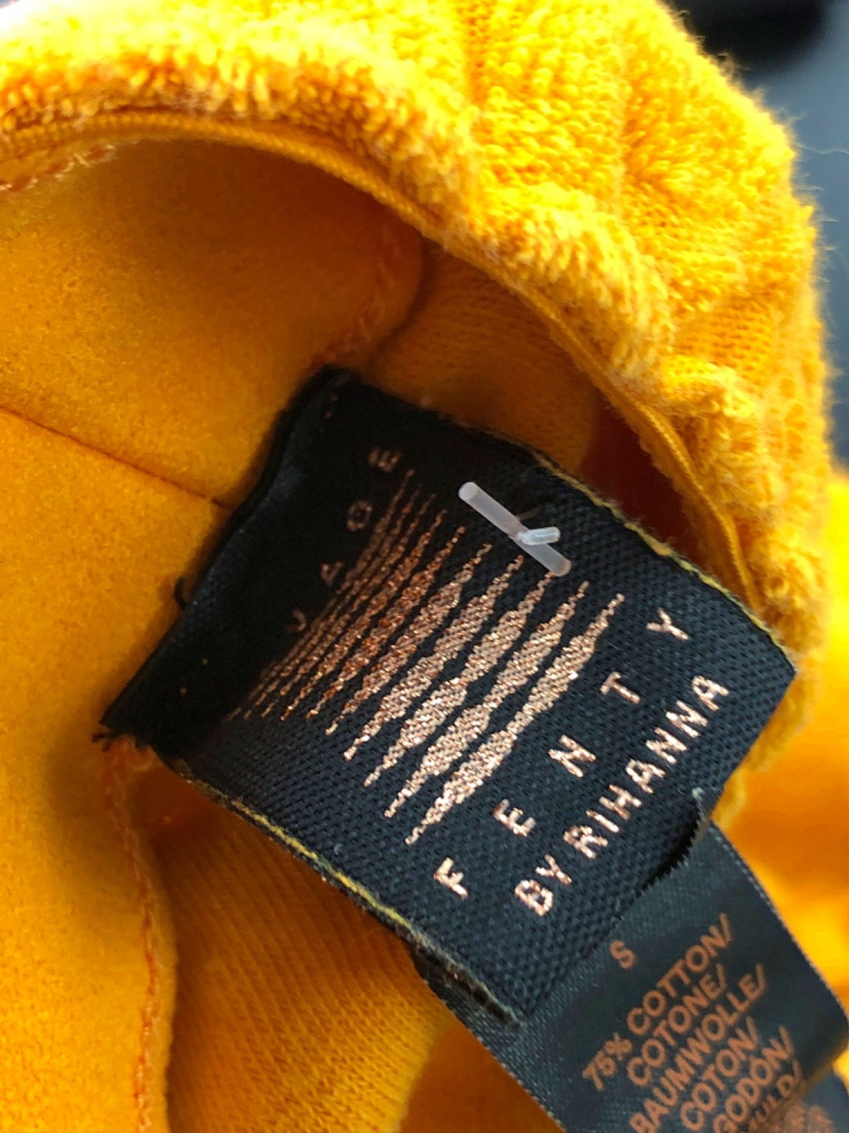 Fenty Orange Terry Cloth Shorts UK S