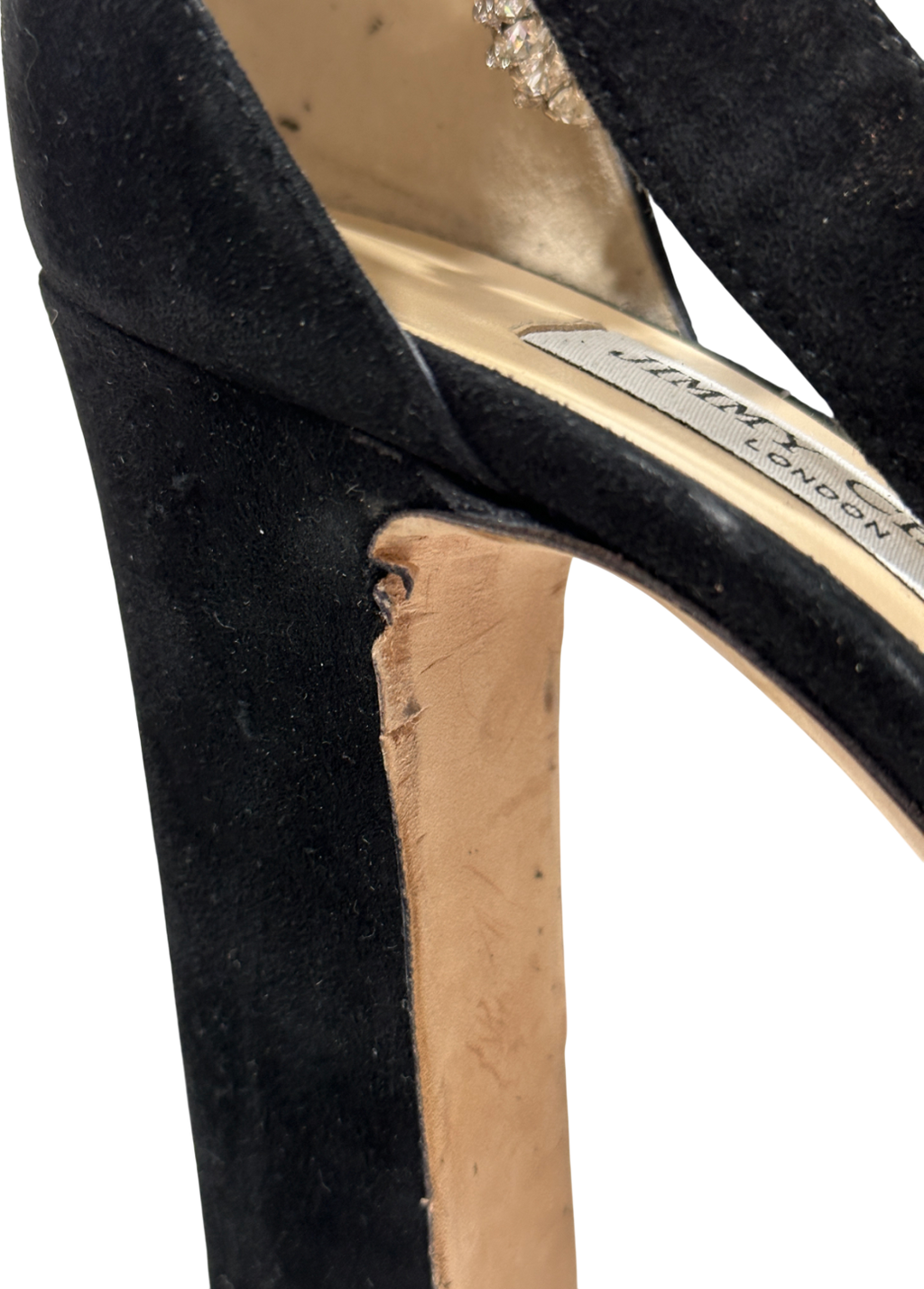 Jimmy Choo Black Mionne 120mm Platform Sandals UK 8 EU 41 👠