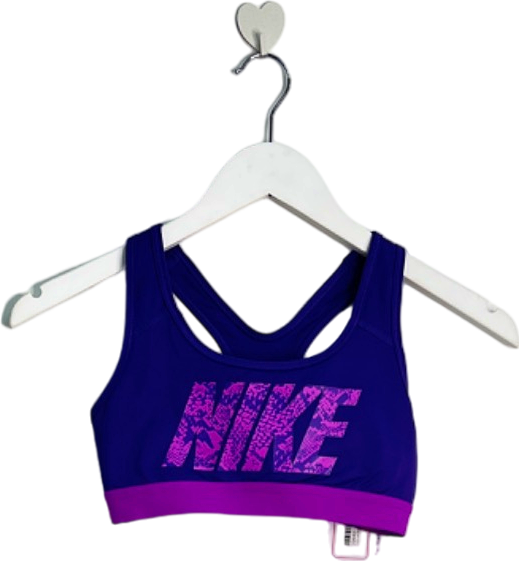 Nike Purple Sports Bra UK M
