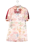 Skylence Pink Crane Serenity Dress UK S/M