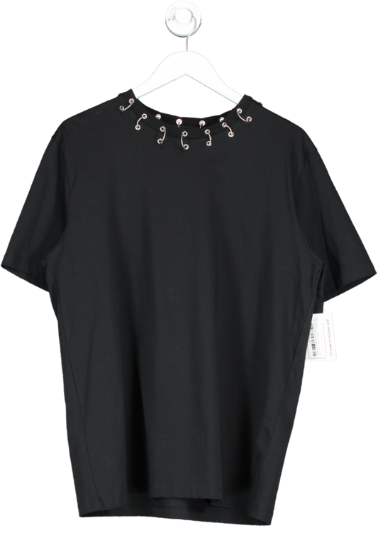 Rotate Black Oversized Ring T-shirt UK 8
