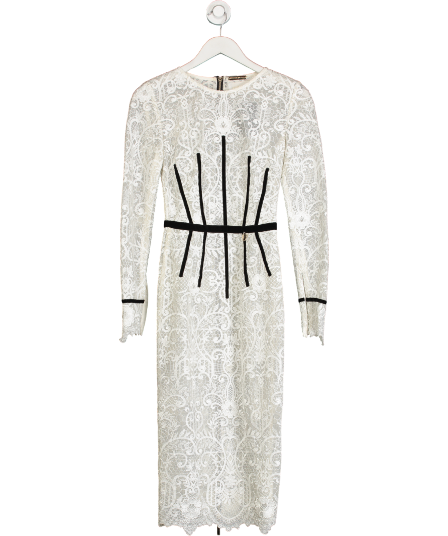 Bronx and Banco White Venice Derby Dress UK XS/S