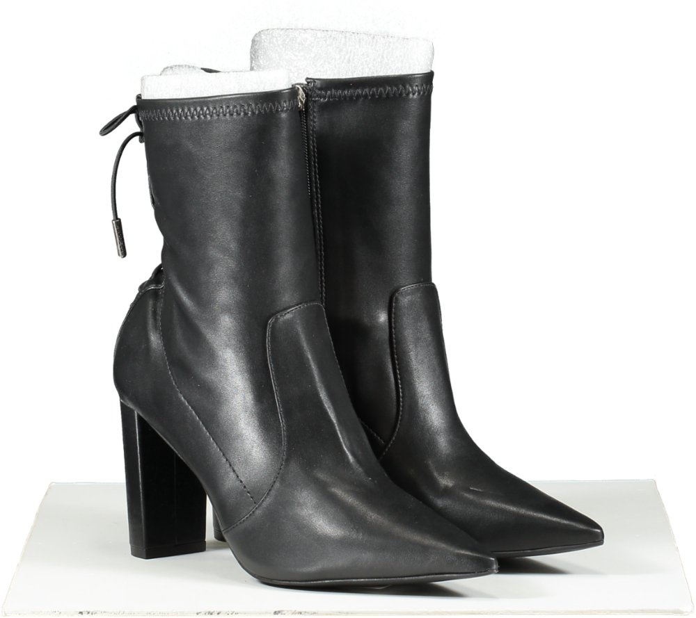 Allegra K Women's Pointed Toe Zipper Stiletto Heels Ankle Boots -  Walmart.com