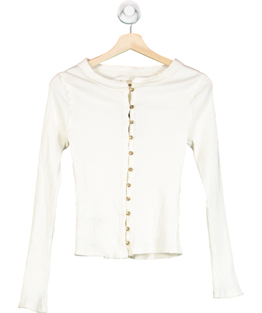 White We The Free As Bright Cardi UK 6