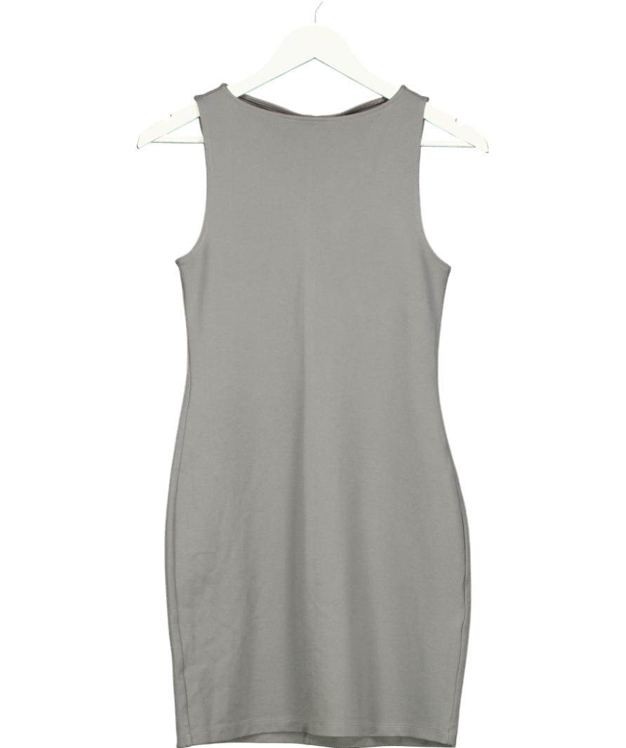 & Other Stories Grey Sleeveless Mini Dress UK S