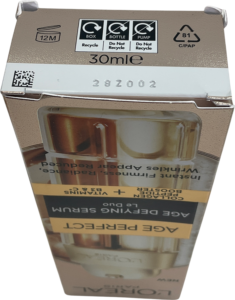 L'Oreal Age Perfect Serum Le Duo With Collagen Peptides 30ml