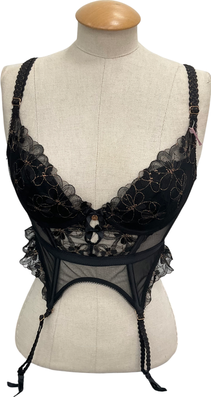 boux avenue Black Bridget Basque UK 34C
