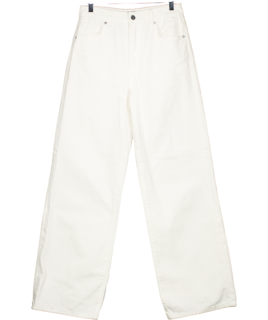 Mint Velvet White Straight Leg Denim Jeans UK 10
