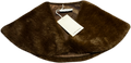 & Other Stories Premium Faux Fur Collar Scarf In Brown One Size