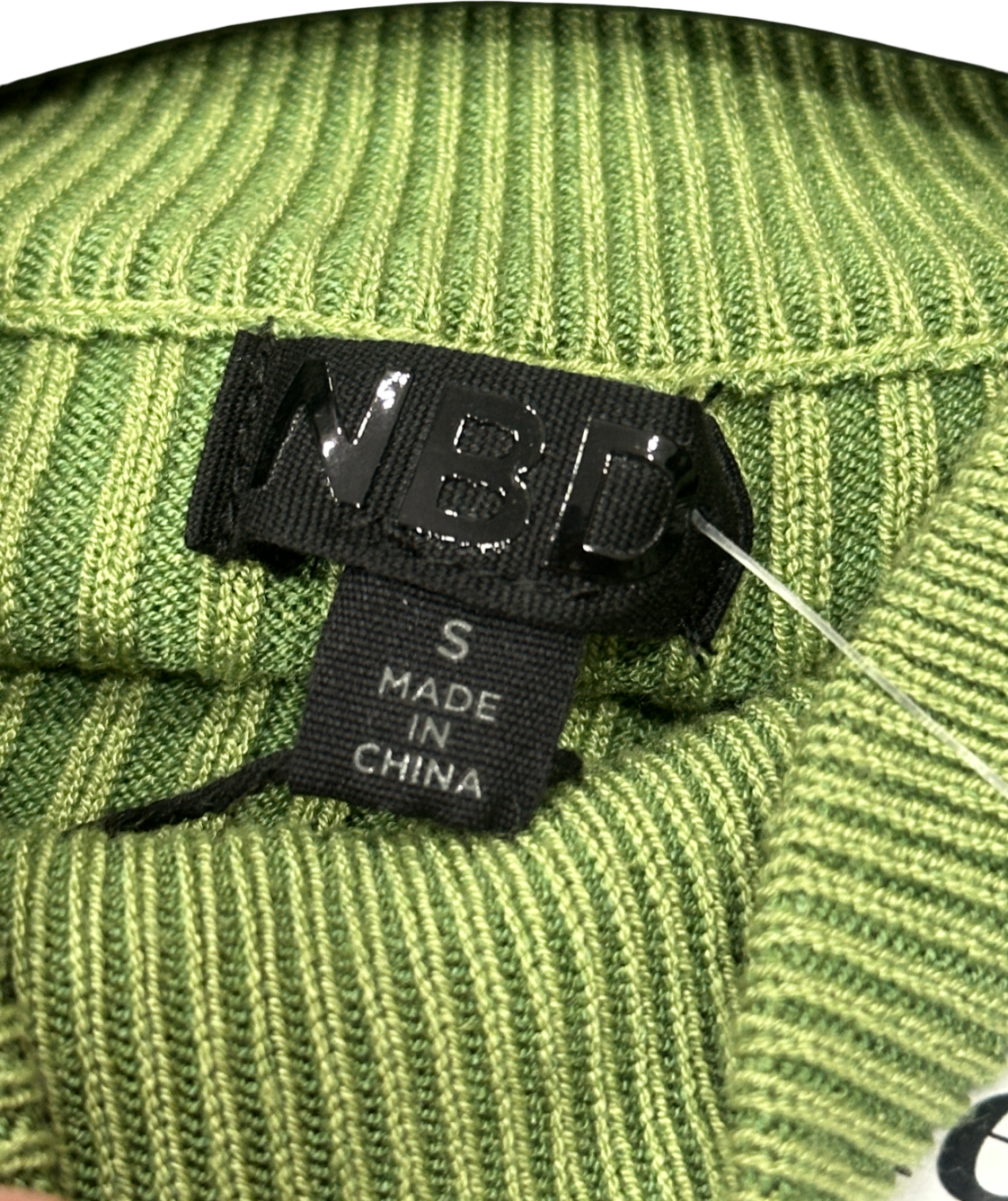 NBD Green Midori Turtleneck UK S