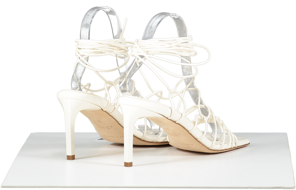 Dear Frances Cream Strappy Heels UK 6 EU 39 👠