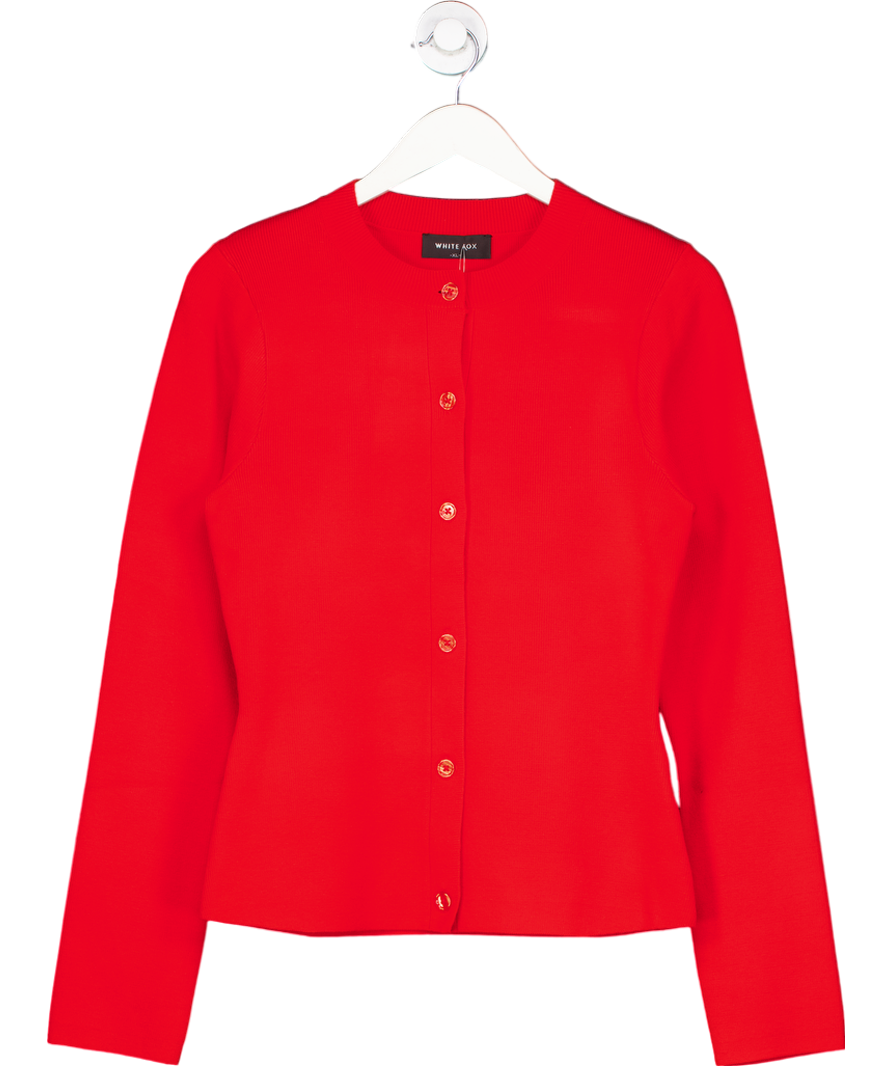 White Fox Red Can't Justify It Long Sleeve Knit Top UK XL