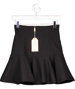 ALB Anne Louise Black Pleated Mini Skirt UK XS