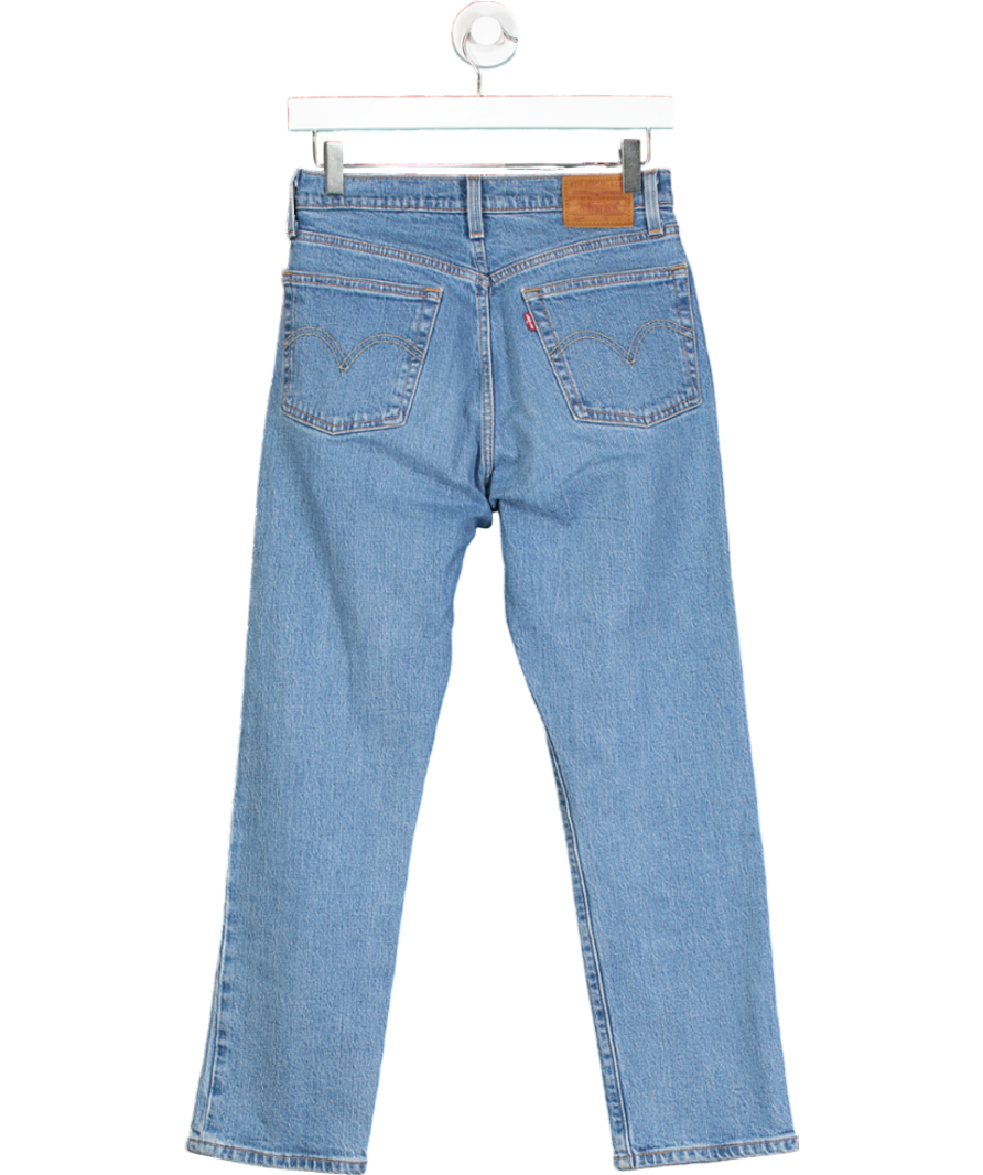 levis Blue Washed Straight Leg Jeans W28