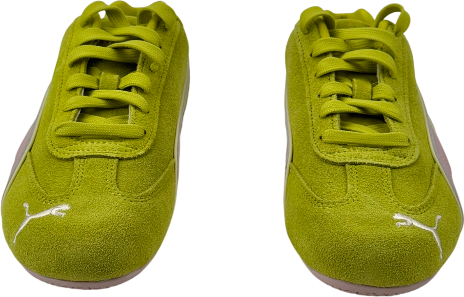 PUMA Green Speedcat Piping Suede Trainers - Sea Kelp/rose Mauve UK 4.5 EU 37.5 👠